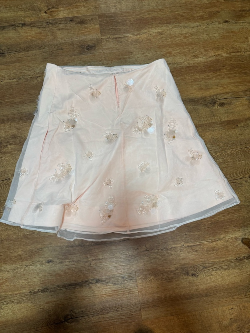 Anthropologie Maeve Strapless Scattered Embellished Mini Dress - Picture 7 of 8